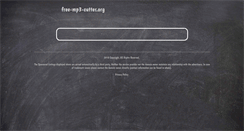 Desktop Screenshot of free-mp3-cutter.org